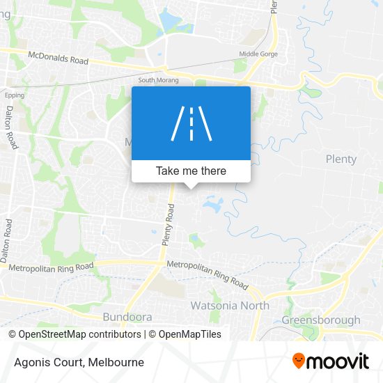 Agonis Court map