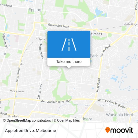 Appletree Drive map