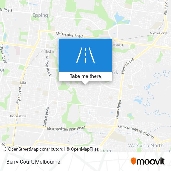 Berry Court map