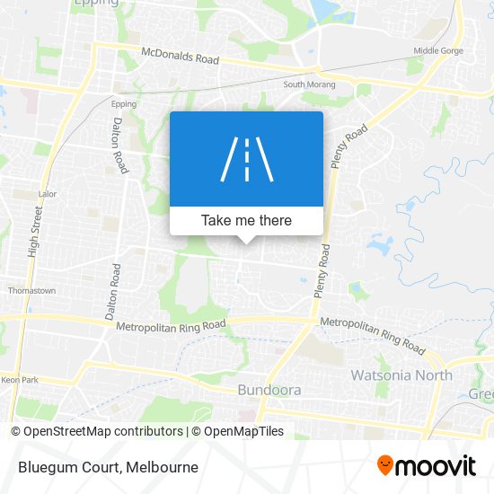 Bluegum Court map