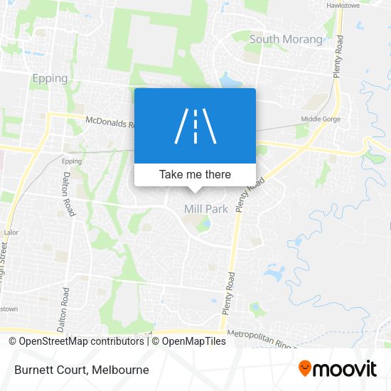 Burnett Court map