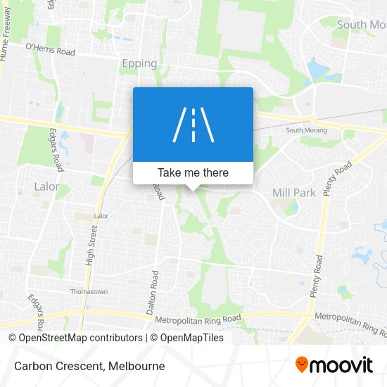 Carbon Crescent map