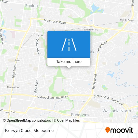 Fairwyn Close map