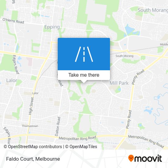 Faldo Court map