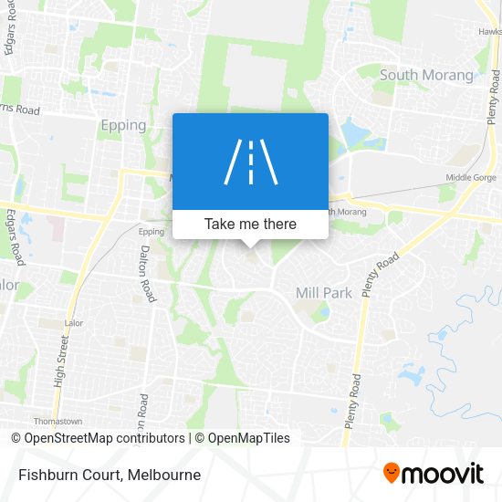 Fishburn Court map
