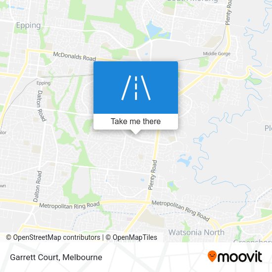 Garrett Court map