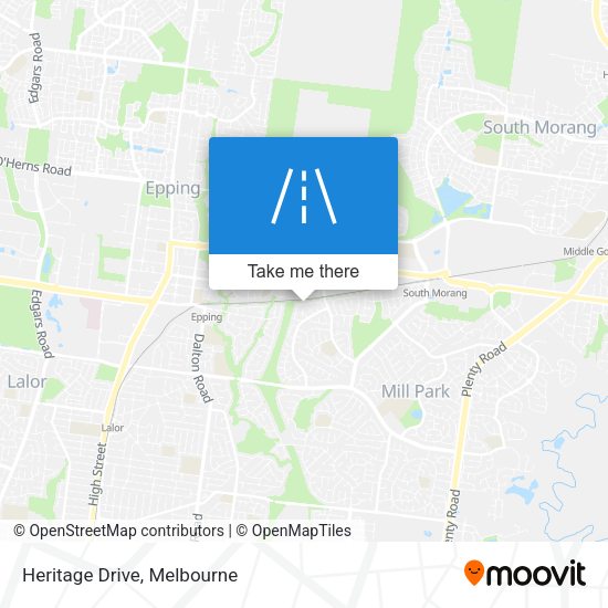 Heritage Drive map