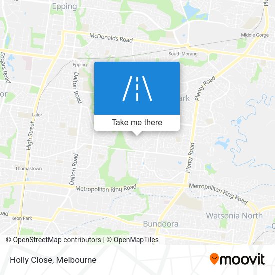 Holly Close map
