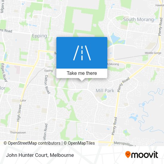 John Hunter Court map