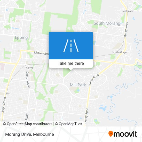 Morang Drive map