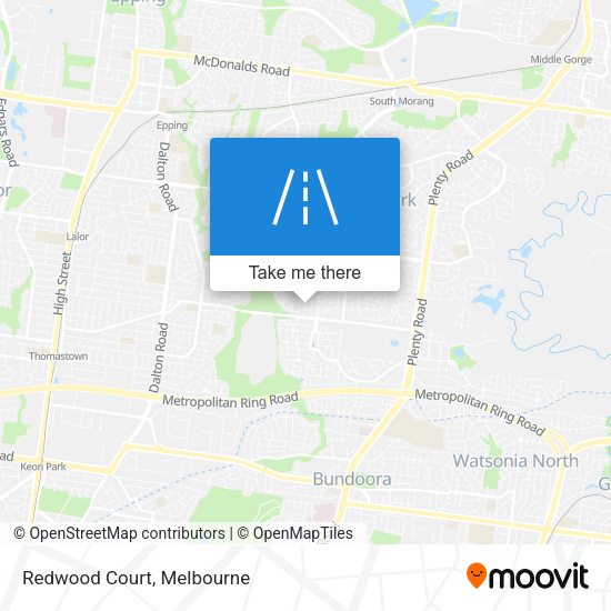 Redwood Court map