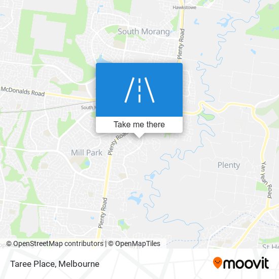 Taree Place map