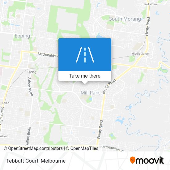 Tebbutt Court map