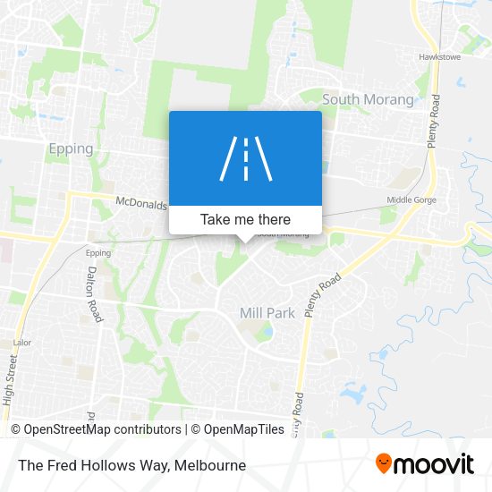 The Fred Hollows Way map