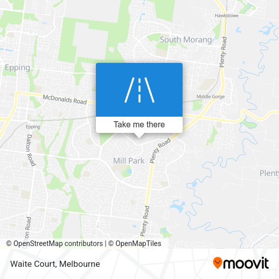 Waite Court map