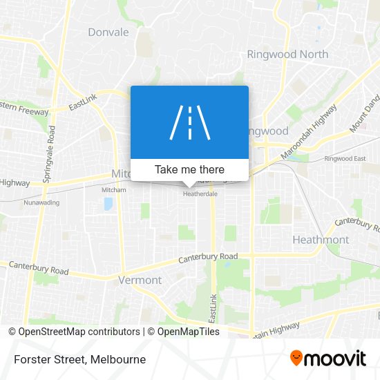 Forster Street map