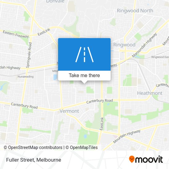 Fuller Street map