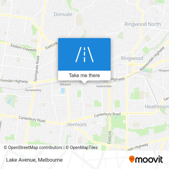 Lake Avenue map
