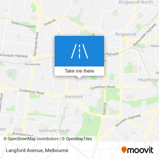 Langford Avenue map