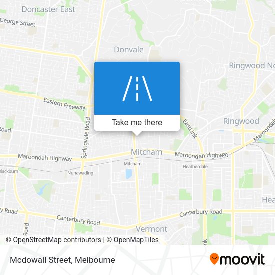 Mcdowall Street map