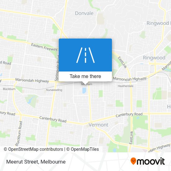 Meerut Street map