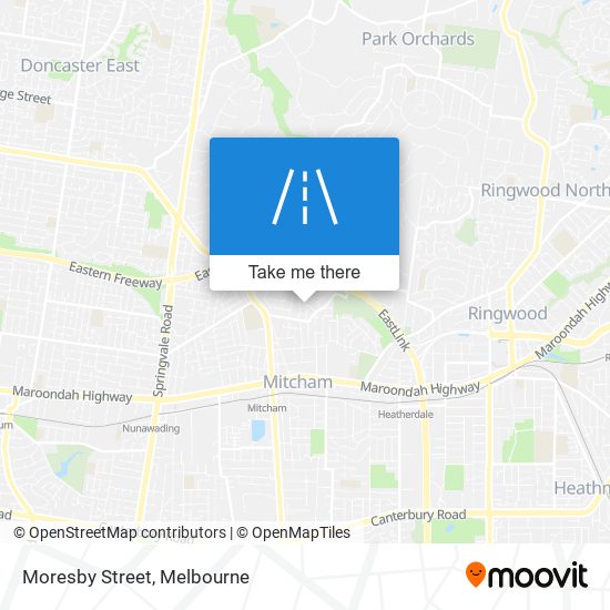 Moresby Street map