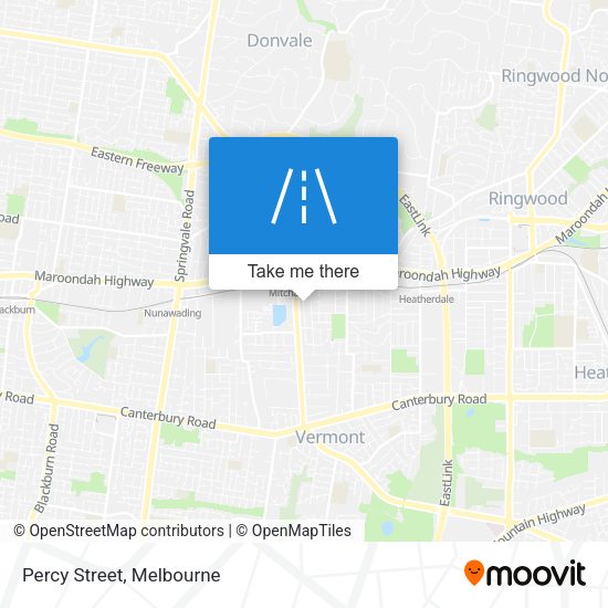 Percy Street map
