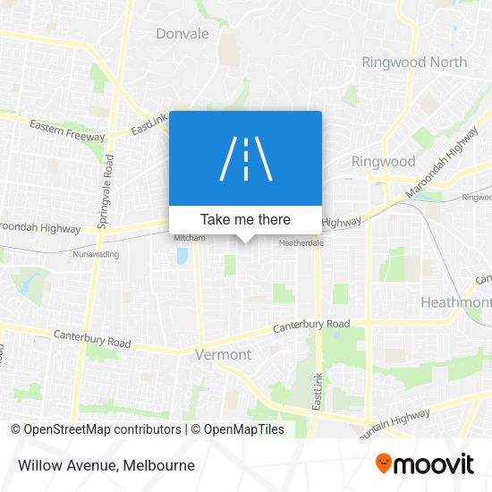 Willow Avenue map