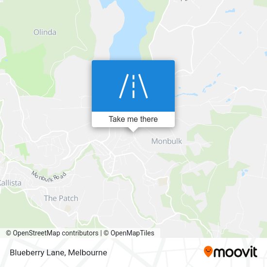Blueberry Lane map