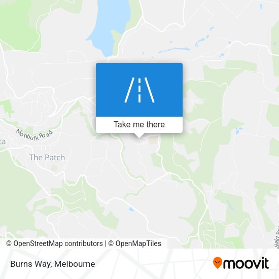 Burns Way map