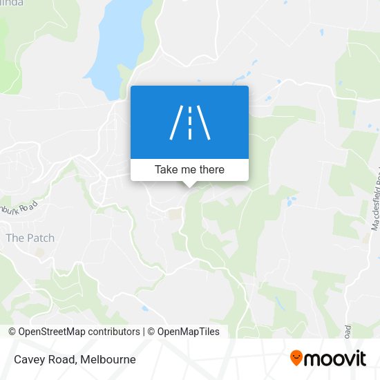 Cavey Road map