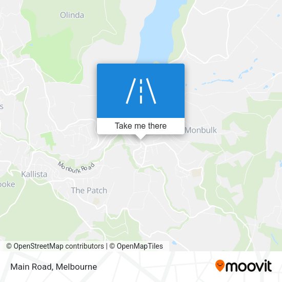 Main Road map