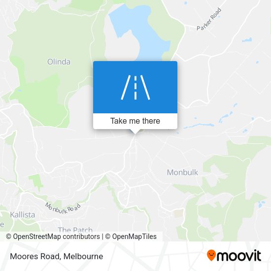 Moores Road map