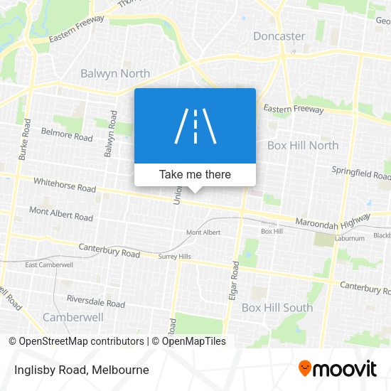 Inglisby Road map