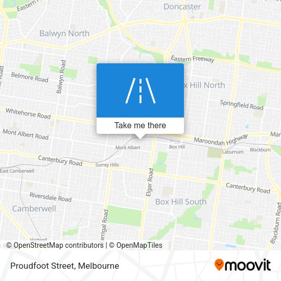 Proudfoot Street map