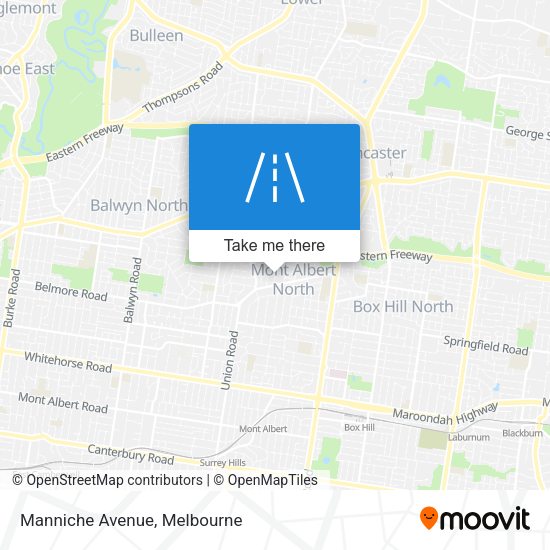 Manniche Avenue map