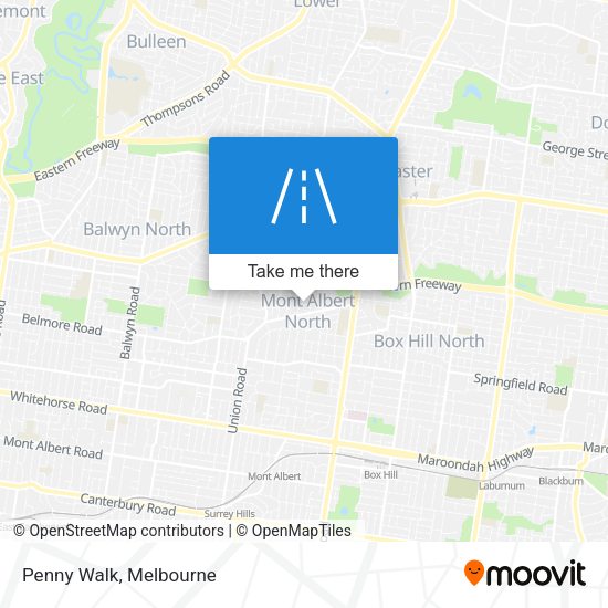 Penny Walk map
