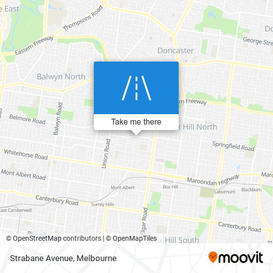 Strabane Avenue map