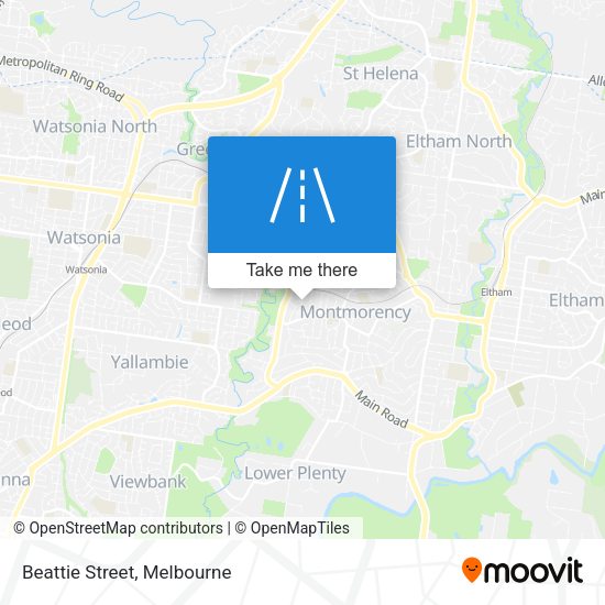 Beattie Street map