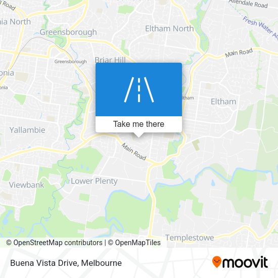 Buena Vista Drive map