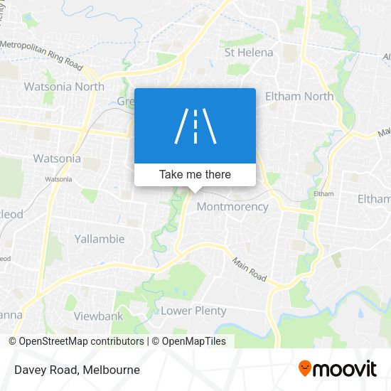 Davey Road map