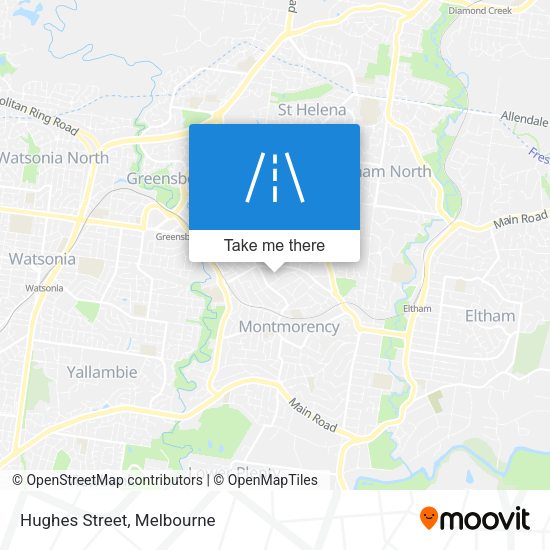 Hughes Street map