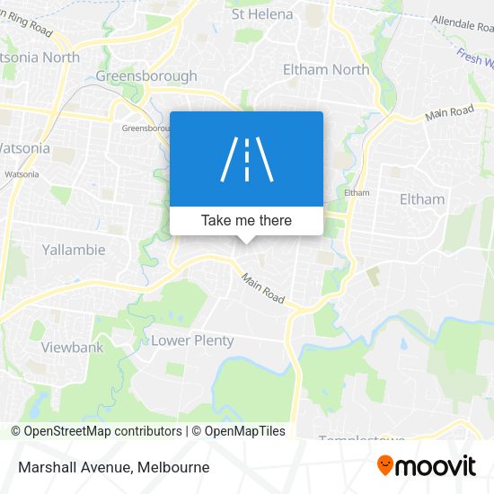 Marshall Avenue map
