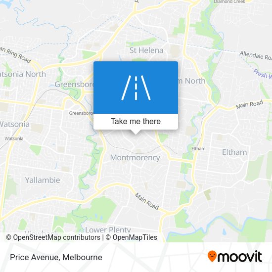 Price Avenue map