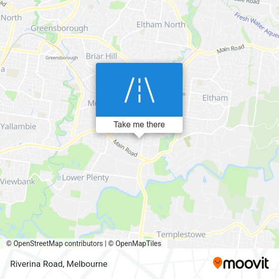 Riverina Road map