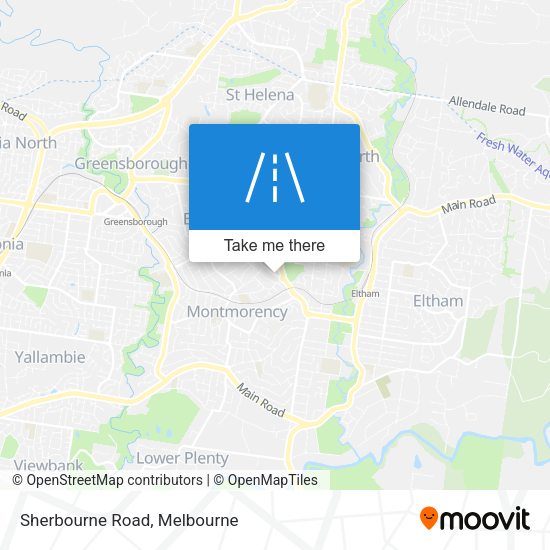Sherbourne Road map