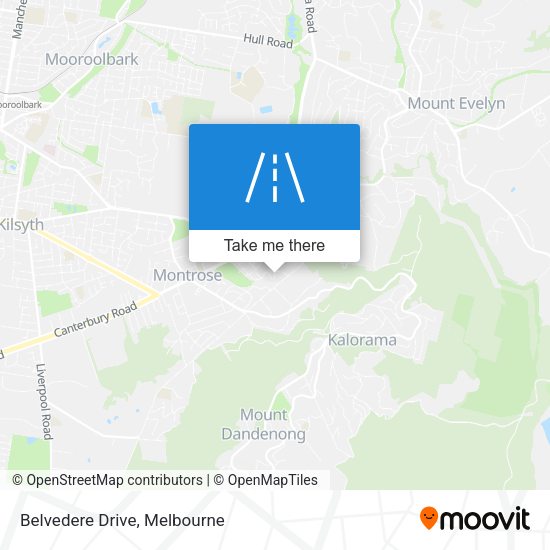 Belvedere Drive map