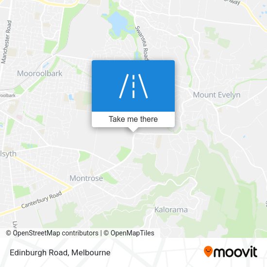 Edinburgh Road map