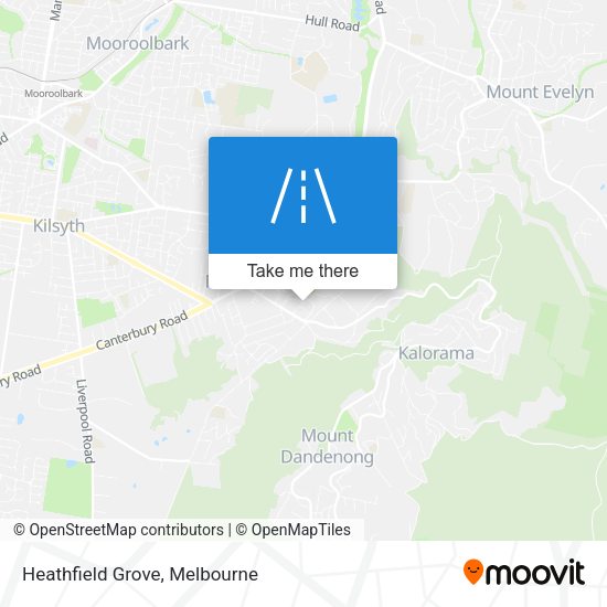 Heathfield Grove map