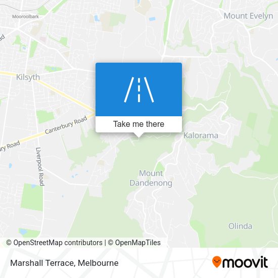 Marshall Terrace map